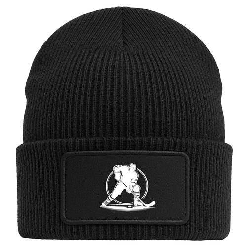 Beanie mit patch eishockey - mit,