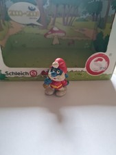 Schlümpfe Schlumpf - Weihnachtsmann Trompete weiß