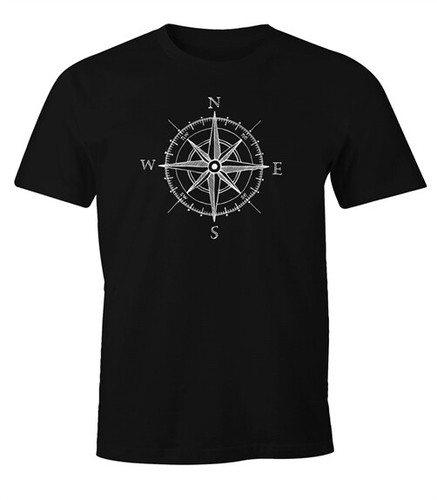 Herren shirt wind - t-shirt, wind-rose