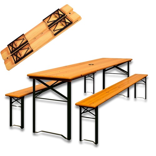 Divid bierzeltgarnitur holz - bierzeltgarnitur,