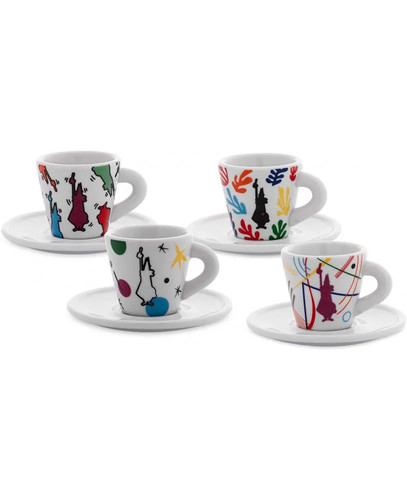 Bialetti 4er set kaffeetassen - set,
