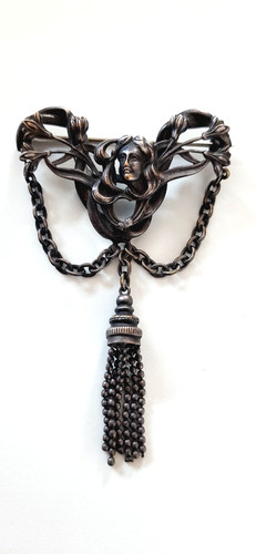 Jugendstil brosche - jugendstil,