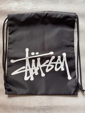 Stussy Gym Bag Sporttasche Schwarz Weiß White Stüssy Black and White New Rare