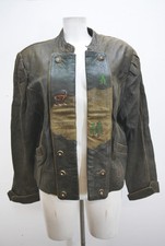 90er Lederjacke gut