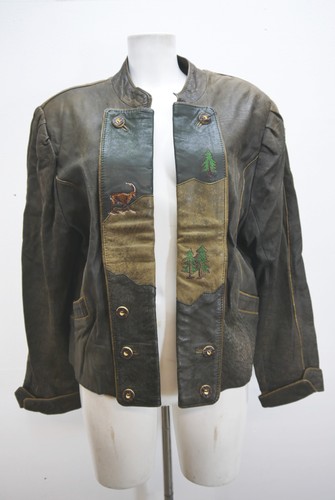 90er lederjacke gut - lederjacke,