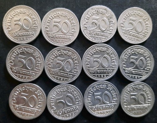 Lot reichspfennig weimar - 50,
