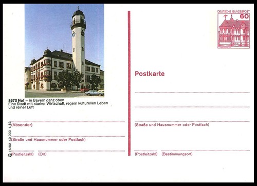 Bildpostkarte hof - (894),