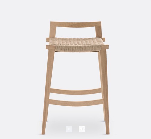 Kioto hocker aus massiver - kioto,