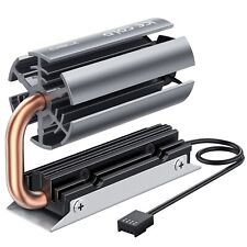 M.2 SSD Kühler, PWM Lüfter, Heatpipe schwenkbarer Kühlkörper für M.2 SSD (2280)