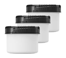 3x 500 ml Vorratsbehälter mit Schraubdeckel, Vorratsdose, Mehldose