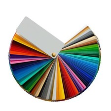 Farbmuster Autoaufkleber GLÄNZEND 6er Pack + Testaufkleber clickstick FMG 