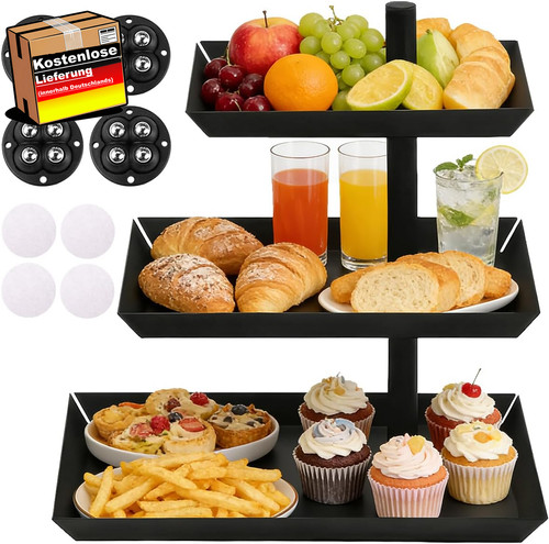 Obst etagere stöckig - etagere, 3-stöckig