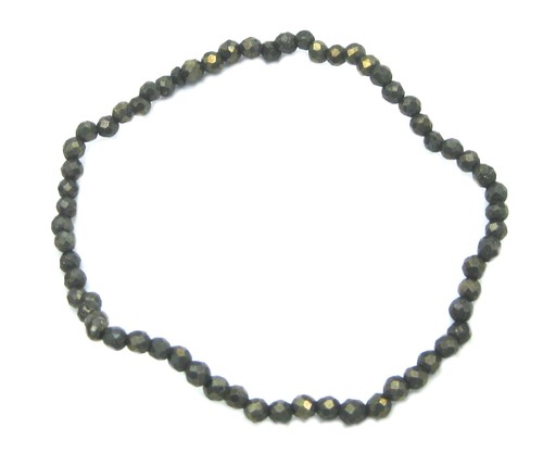 Kugel armband pyrit facettiert - pyrit,
