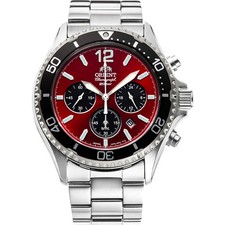 Orient Mako RA-TX0207R10B Mako Solar Uhr, Solarbetriebener Chronograph mit