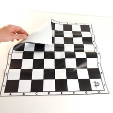 Vintage Wachstuch Schachbrett