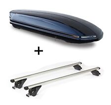 Dachbox MAA320L+Dachträger KING2 für für Land Rover für Range Rover Velar  5Tür 