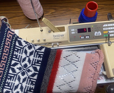 Brother KH 940 Strickmaschine mit Elektronik -generalüberholt-