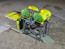 Faller B-145 Dieseltankstelle Tankstelle für Diesellok - gebaut - Spur H0 1:87