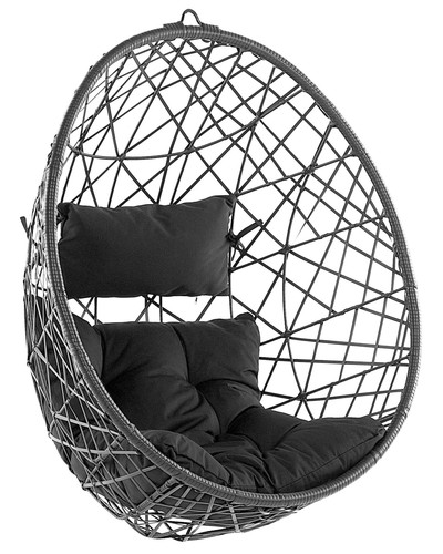 Runder hängesessel aus rattan - runder,