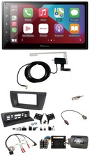 Pioneer USB Bluetooth DAB Lenkrad 2DIN Autoradio für BMW X3 E83 2004-2010 mittig