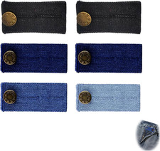 Jeans Hosenknopf Verlängerung 6 Stück elastische Taille Erweiterung für