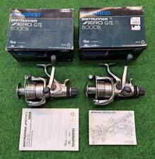 2× Shimano Baitrunner Aero GTE 8000B Freilaufrollen + OVP! Karpfenangeln Schleie