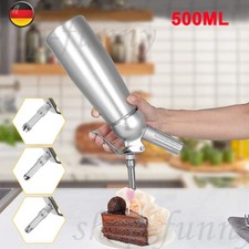 Sahnespender Professional Sahnebereiter 500ml Sahnesyphon Sahne DHL