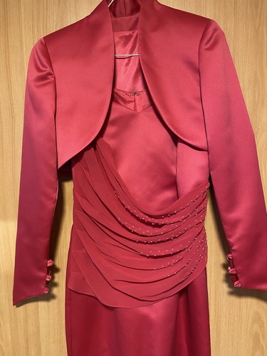 Abendkleider pinky mit bolero - pinky,