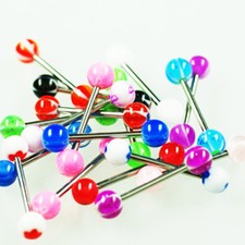 Brust zungen piercing - brust,