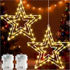 Weihnachtsstern Fenster 2