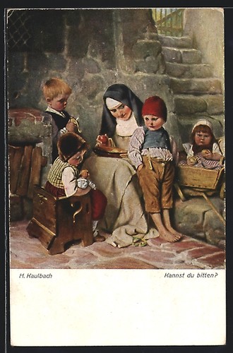 Künstler hermann kaulbach - künstler-ak,