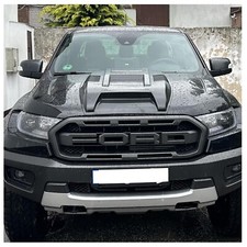Lufthutze Haubenhutzen Motorhaube für Ford Ranger 2015-2022 T7 T8 Mattschwarz