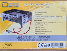 Gasgrill Gasbräter Edelstahl Gastro