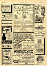 Holländische Zigarren Honigkuchen Thorn Kartoffel-Presse Schwarzenberg Sa.v.1899