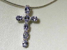 TANSANIT DIAMANT KREUZ