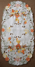 Ostern eastern Tischdecke Tischläufer Osterdecke 70x33cm stickerei AJ