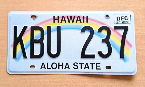 Hawaii usa nummernschild - hawaii,