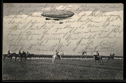 Zeppelin fluge über einer - zeppelin,