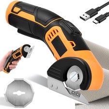 AKKU Kabellose Elektrische Schere Schneiderschere für Stoff Karton Leder Teppich