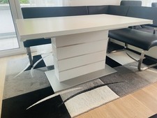 Ausziehtisch weiß 90x140/180