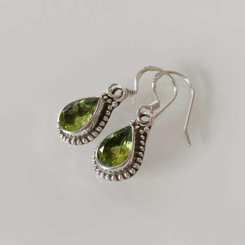 Silber ohrringe peridot - silber,