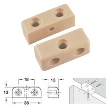 BEIGE MODESTY BLOCKS