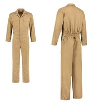 Overall Kombi beige khaki 44-70 Arbeitsoverall Arbeitsanzug Karneval NEU