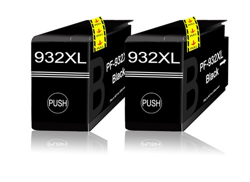 932xl black ersatzpatronen - black,