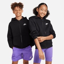 Nike NSW Club Fleece Full-Zip Kinder Hoodie Kapuzenjacke Sweatshirt Sweatjacke
