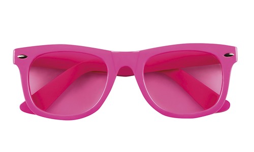 Pinke brille der 80er - pinke, jahre