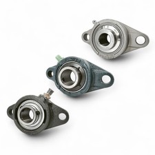 Gehäuselager 20mm Welle /2-Loch  Flanschlager UCFL 204 / FYTB 20TF/Niro Premium