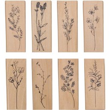 Holzstempel Set 8 Stück