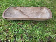 alter Holztrog Backmulde