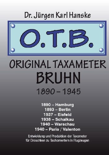 Original taxameter bruhn 1890 - taxameter,